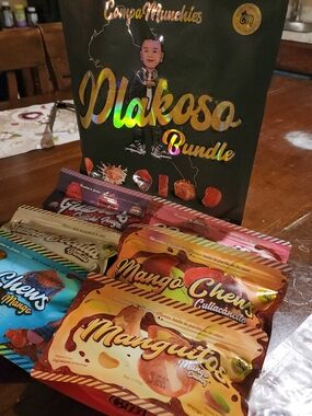 Plakosa Bundle Mango Snack Pack - Holographic Logo, Orange & Green Packaging